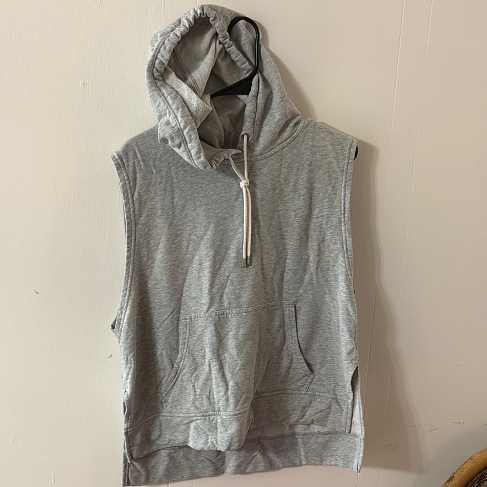 Champion Gray Sleeveless Hoodie